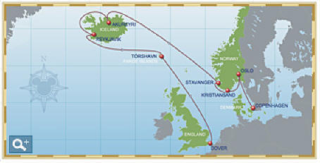 Disney Cruise Line 11-Night North Norwegian Fjords and Iceland Cruise