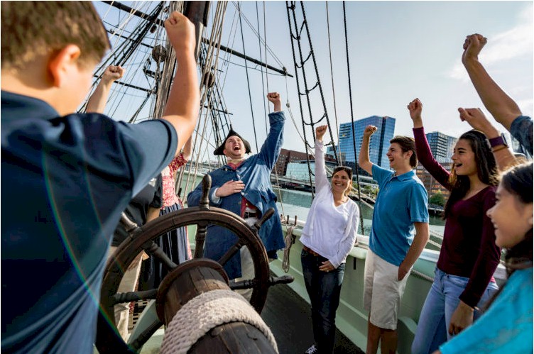 In 2019, Adventures by Disney will offer a brand-new Short Escape itinerary in Boston, where adventurers will be immersed in the citys legendary stories of the American Revolution during privately guided tours and interactive experiences. Other family-friendly excursions and activities include rowing along the Charles River, biking the city on a private sightseeing tour, exploring the grounds of Harvard Yard and indulging at a private New England clambake on Thompson Island. (Matt Stroshane, photographer)
