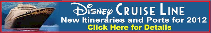 For the first time ever, Disney Cruise Line� will set sail from three new ports in 2012 - New York, Seattle and Galveston - making the Disney family cruise vacation more accessible to your Clients around the country. There are also more itinerary choices than ever before, including one special voyage to Hawai'i