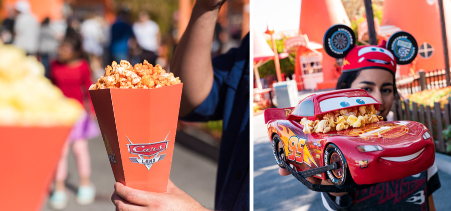 Drive on over to Radiator Springs at Disney California Adventure park to grab some “i-cone-ic” flavors of popcorn